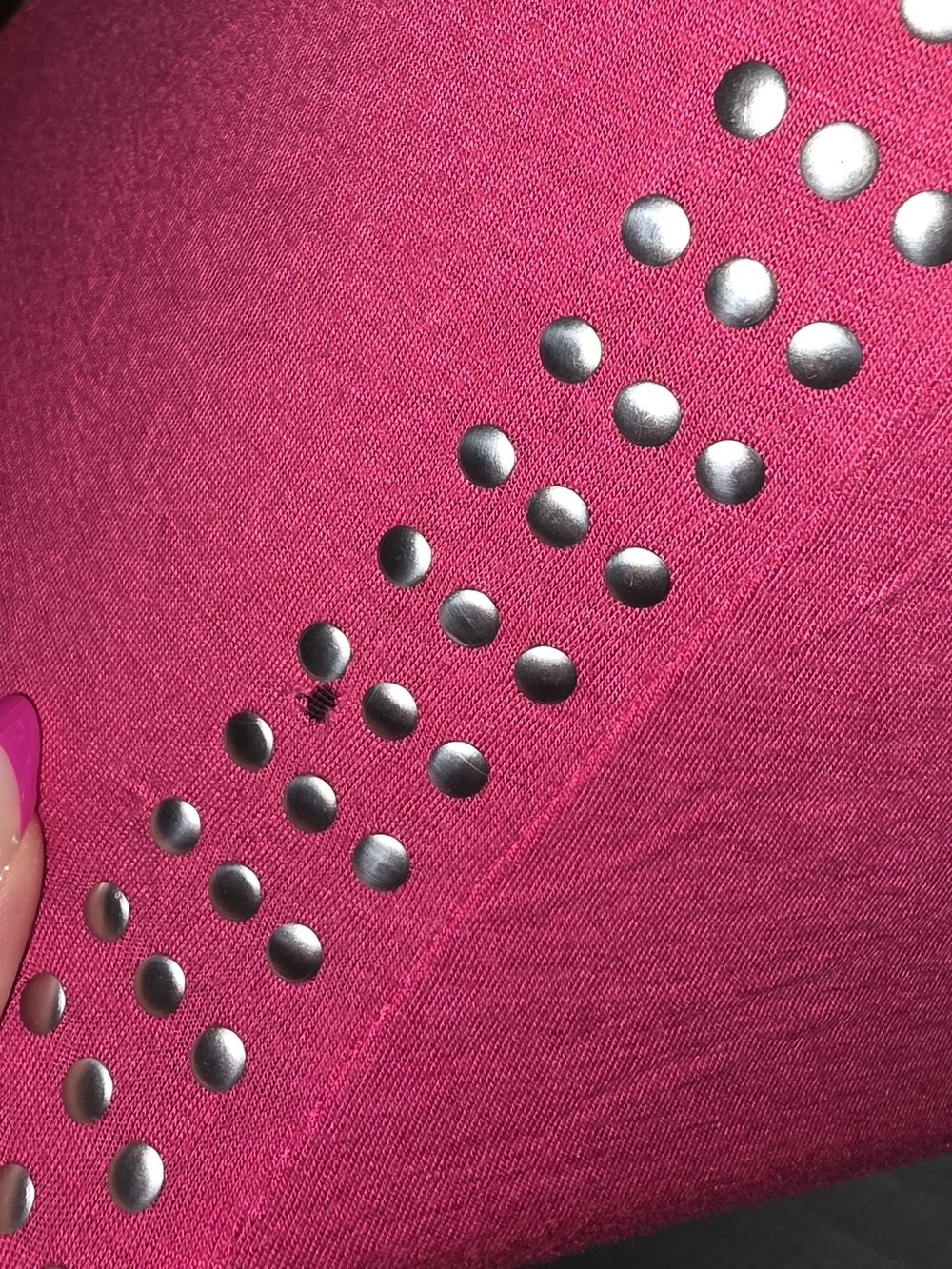 ☆Design History Hot Pink Studded Tank Top☆ - Picture 4 of 8